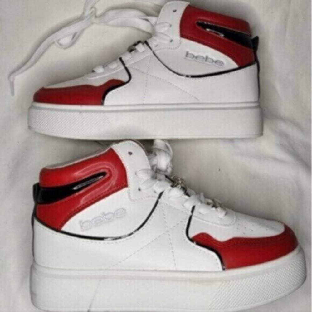 Bebe High Top platform Sneakers NWT Women’s sz 10